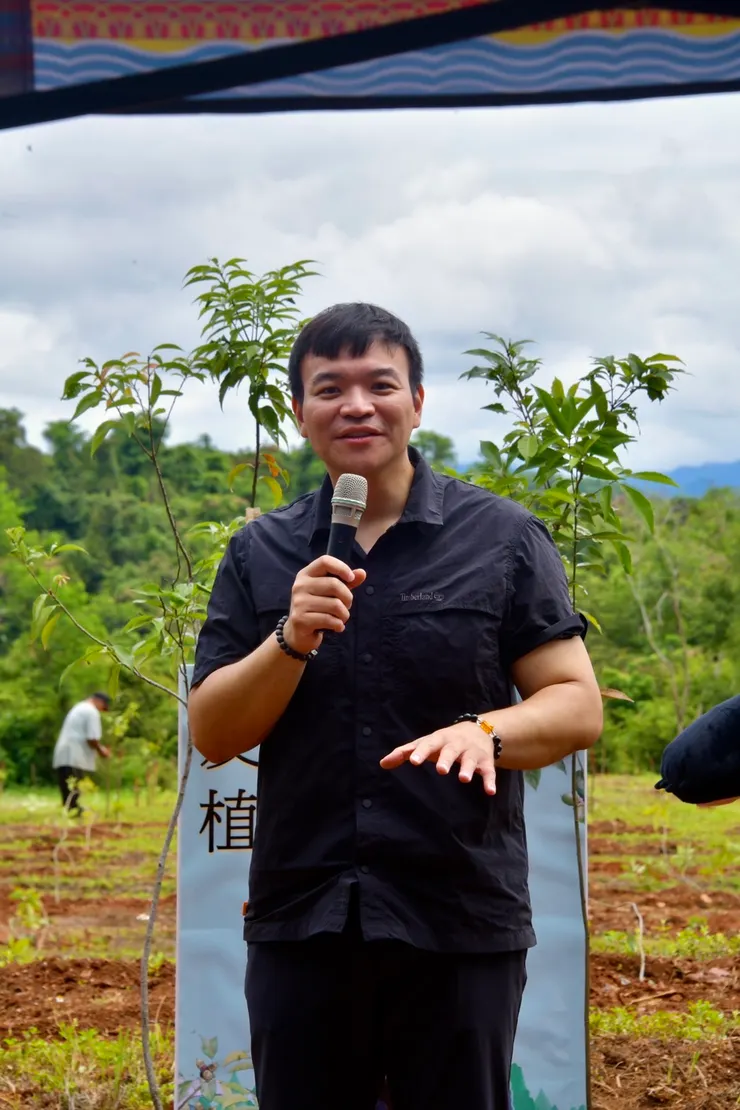 種下了600棵殼斗科，以四種不同品種，豐富林區創造生物多樣性！