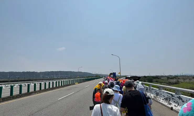 拍攝於2026年4月13日，台中 大甲溪橋