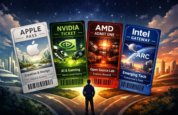 Apple、NVIDIA、AMD、Intel：一個數位工作者的「全生態」工作室配置實驗