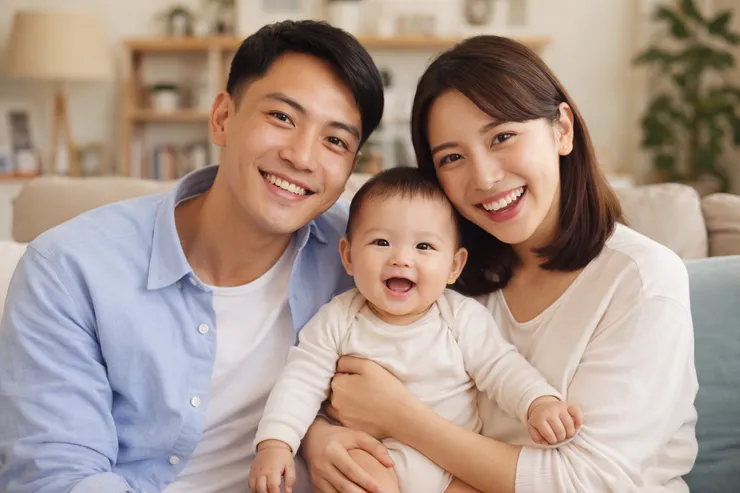 從迎接新生命開始，為孩子建立第一份保障——新手爸媽與新生兒的家庭保險規劃時刻。Image by Frankie