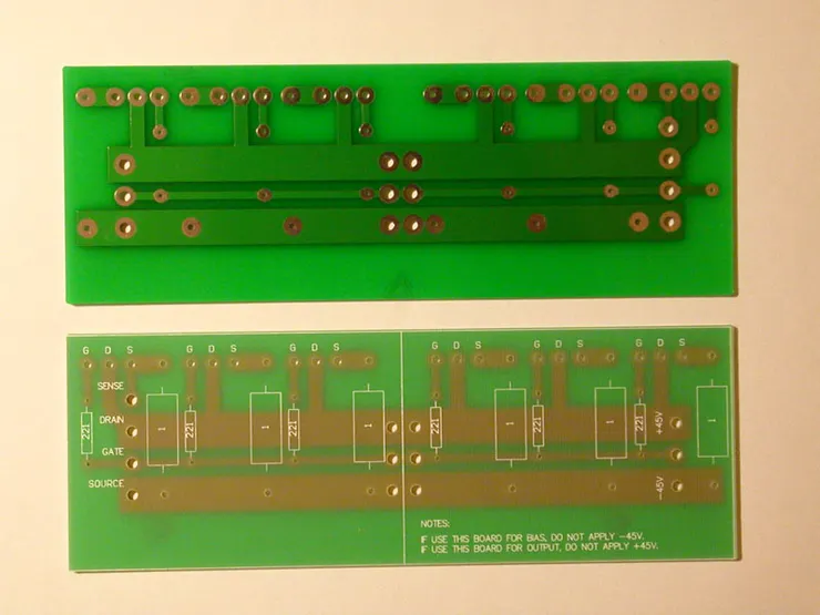 輸出電路板，2 盎司銅箔，Size 17cm x 6cm