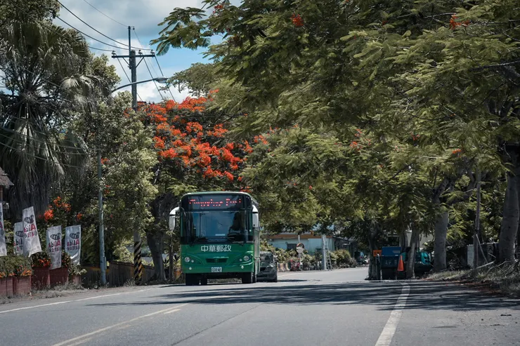 193縣道玉里端的行動郵局。（筆者攝影）