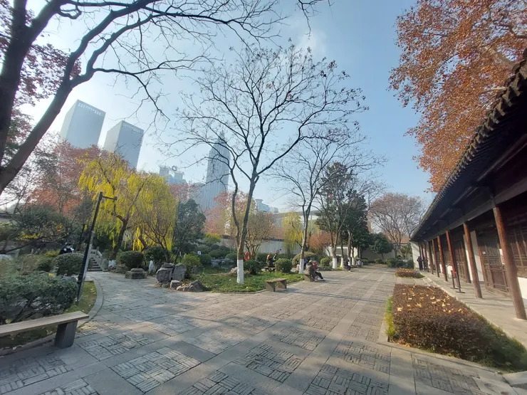 總統府的南湖園林景觀