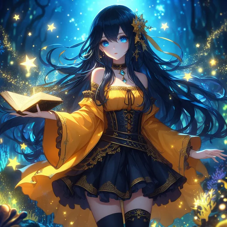 妙妮使出<閃耀之星>治療其他九位使者。