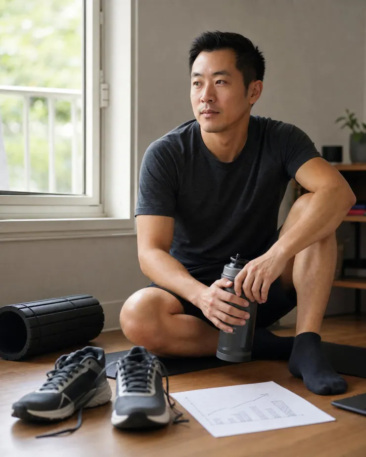 梁練偉跑後檢查恢復節奏與訓練負荷變化