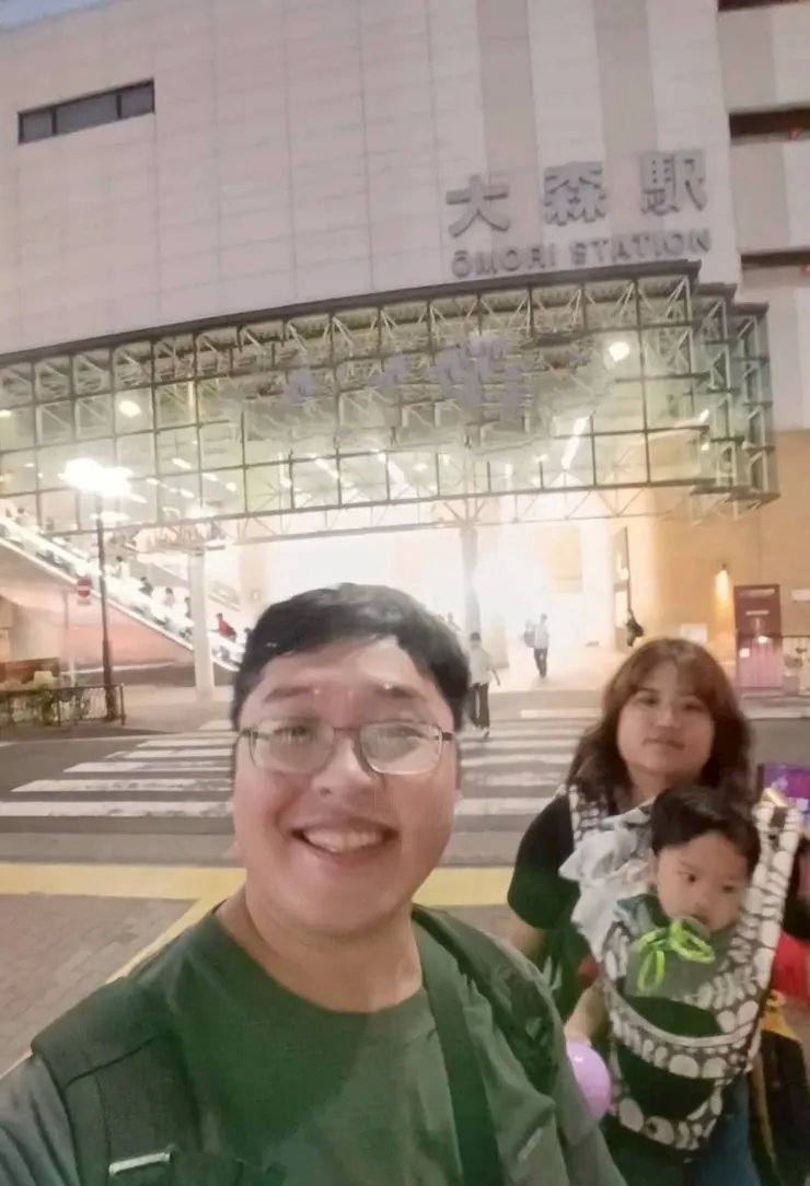 離開大森史前的拍照