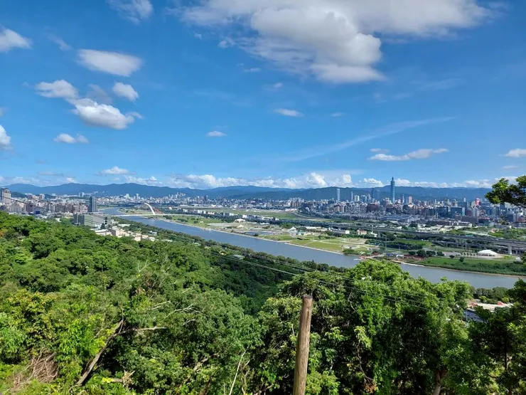眺望台北市區一隅