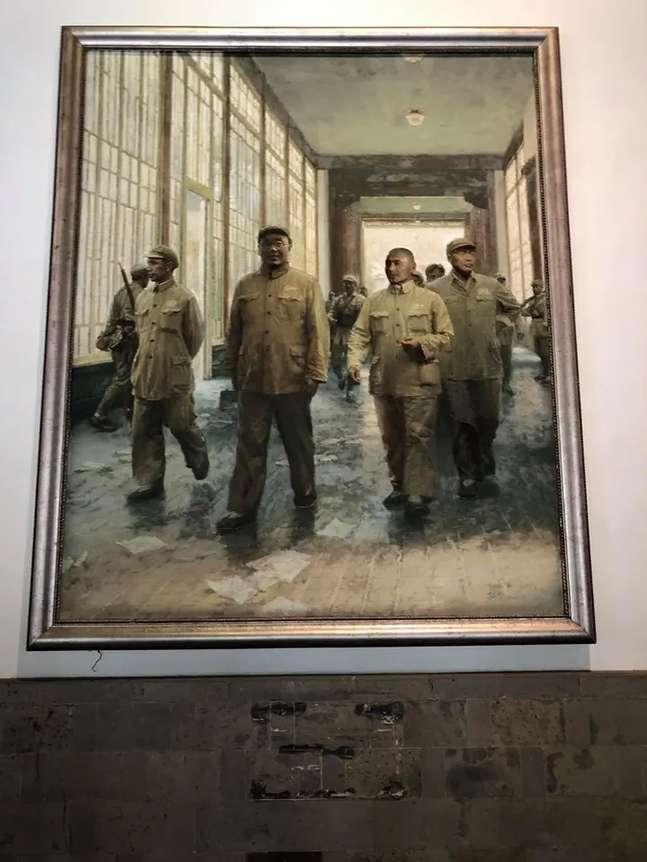 共軍油畫 看見鄧小平