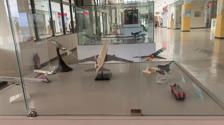 恆春機場展示的模型。