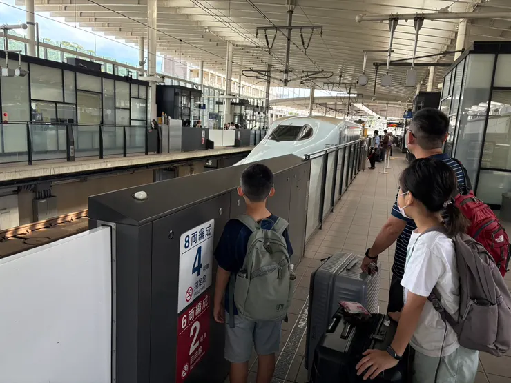 熊本車站的新幹線