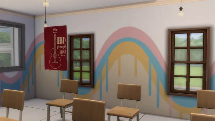 通常坐最後排的學生都愛搗亂，但這所學校全是乖學生。