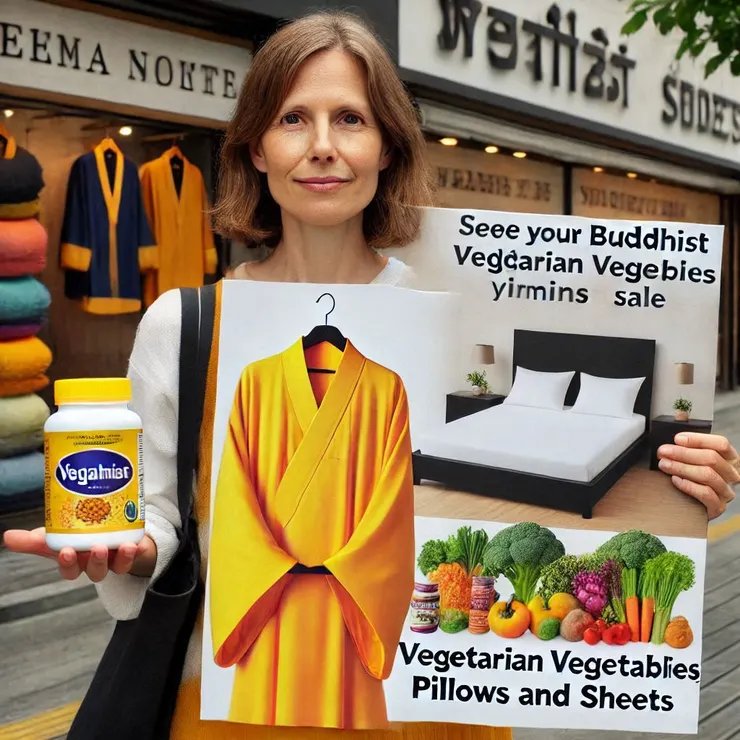 Bing生成的四事供養