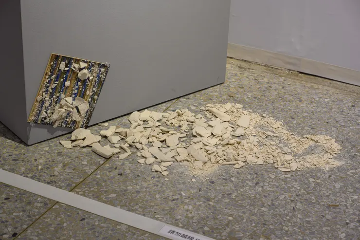 王淑燕〈腦袋開花〉作品局部 攝影：王世邦