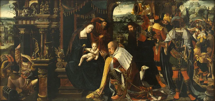 Master of the Antwerp Adoration, Epiphany (1520)