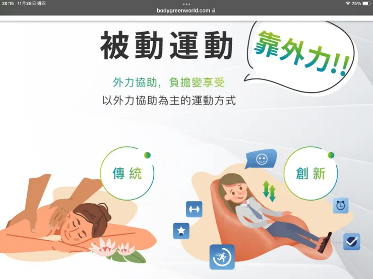 被動運動的範例（https://www.bodygreenworld.com/tw/health/ins.php?index_id=104&index_m_id=15）