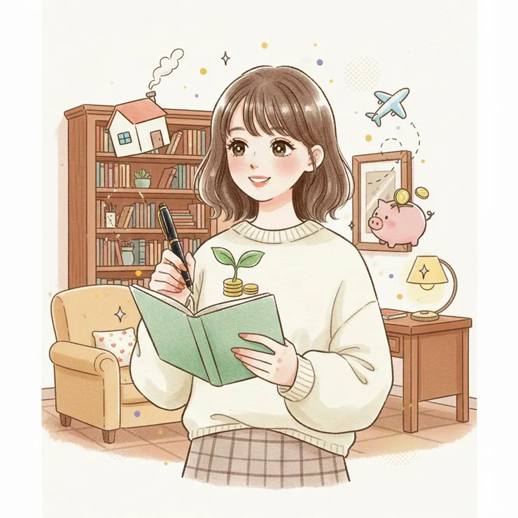 運用記帳的方式,讓金錢生活更有秩序 (圖片 : AI生成)