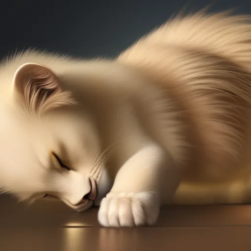 AI設計 小諦聽睡覺圖