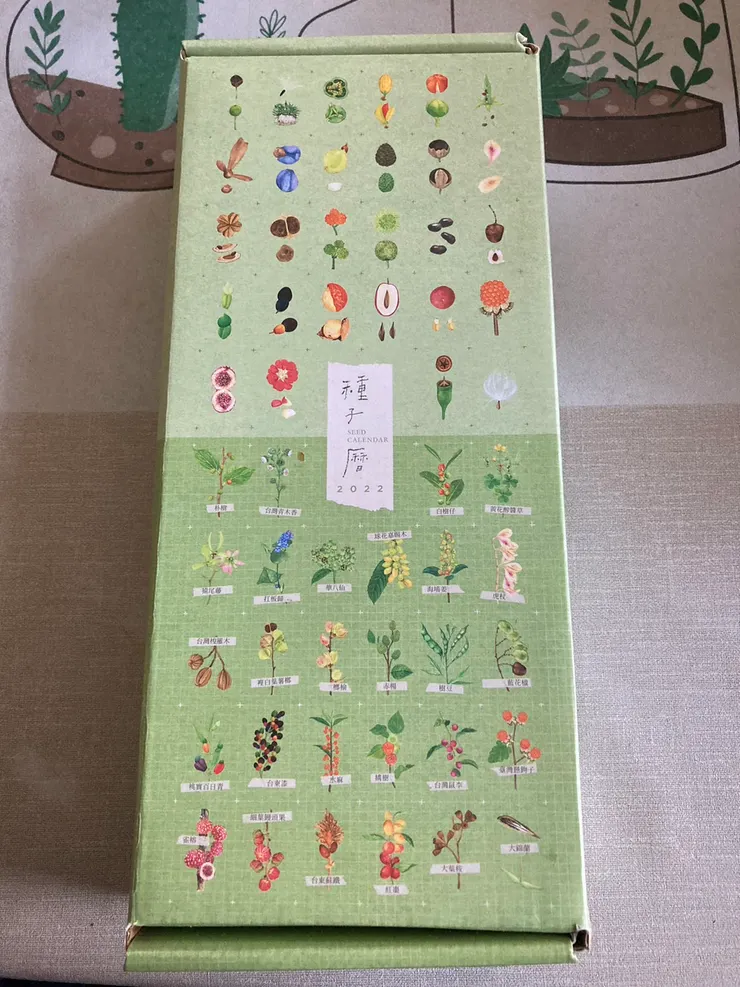 可以把撕下來的日曆放在盒子內蒐藏