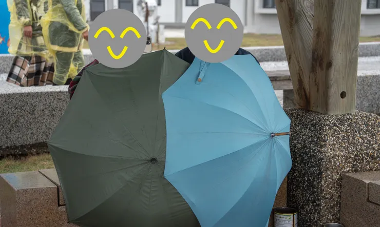 即便颳風飄雨都要來報到的涼亭