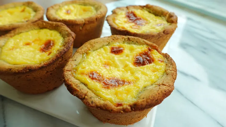 一起入爐烤的布丁司康