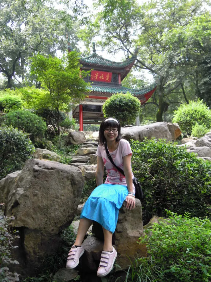 毛澤東題字的愛晚亭