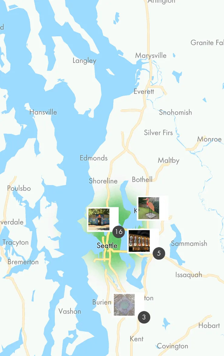 但我跟西雅圖朋都沒有車，所以南方的明信片，我懷疑應該不是我自己拿到的🤔