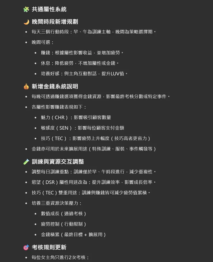 討論後整理的重點