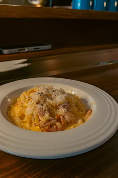 我們那天在《步道咖啡》吃義大利麵