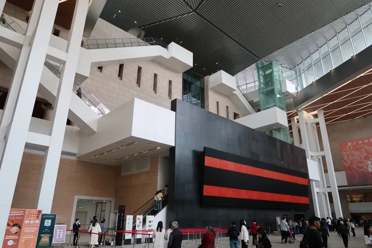 湖南省博物館。展品比想像中多,屬於不錯的博物館。