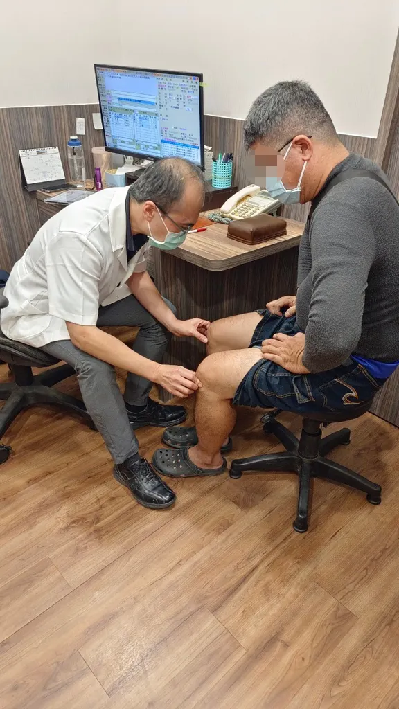 台南中醫治療膝關節疼痛分享，阿爸恢復健步如飛！健恩中醫師針灸