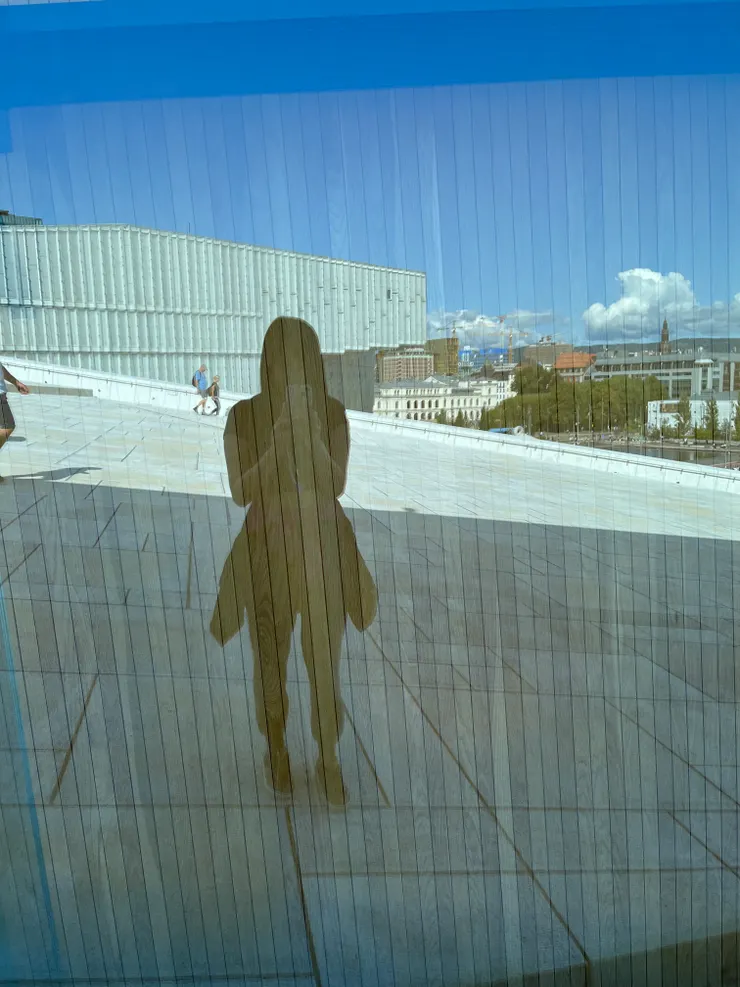 我在歌劇院台階