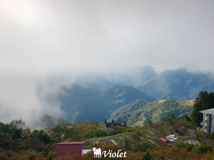 楓葉山莊房內陽台景觀