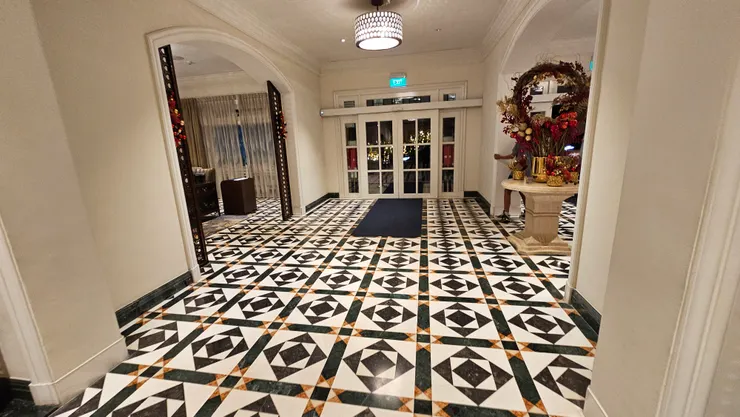 新加坡洲際酒店也很有萊佛士酒店的感覺!