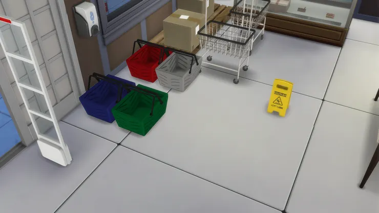 大家記得小心地滑,即使地板已經用了防滑物料。