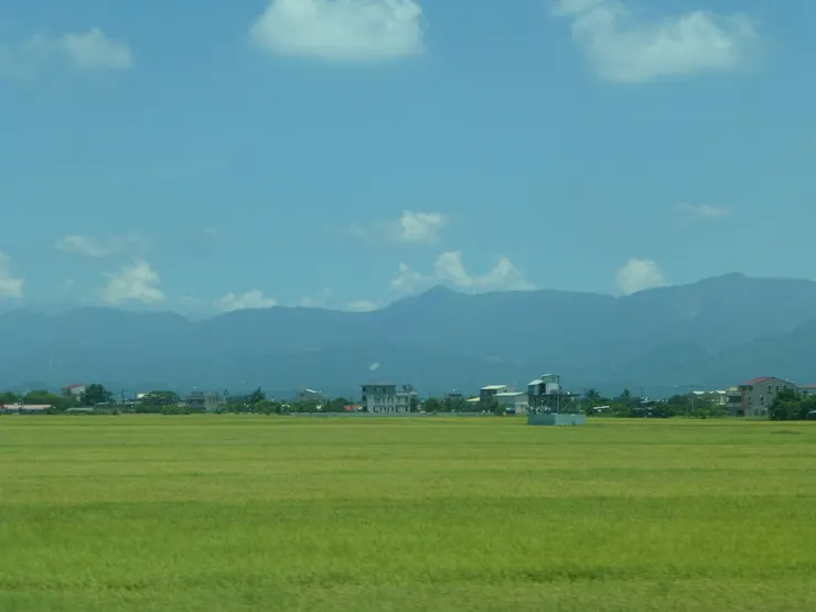 圖示:台灣阿里山山脈下的台南後壁地區稻田,為本人在英文圖庫網站最受歡迎的作品。圖片來源為張居隱:https://www.shutterstock.com/zh-Hant/image-photo/1548453863