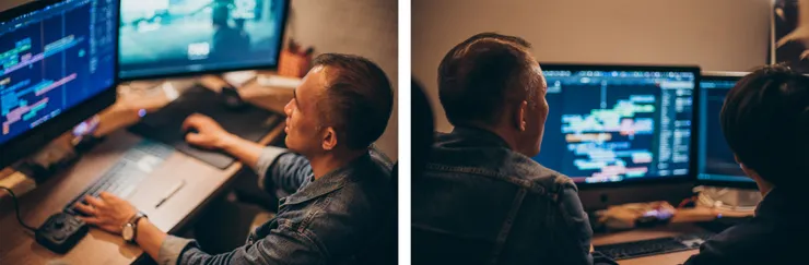 工作現場照（攝於韶光電影）