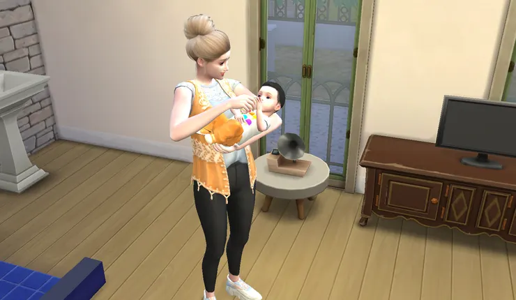 芊芊好久沒抱到子誠了~~