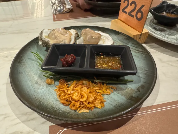 生蠔很新鮮,必吃。