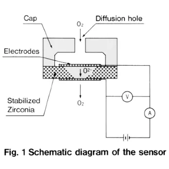 astec Zirconia O2 Sensor Structure