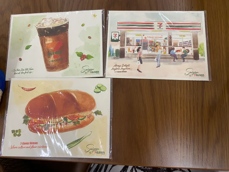 越南小七還有自己的明信片！也太妙