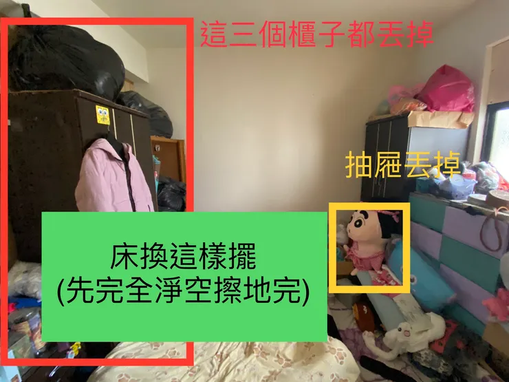 淨空前堆滿非我的雜物群