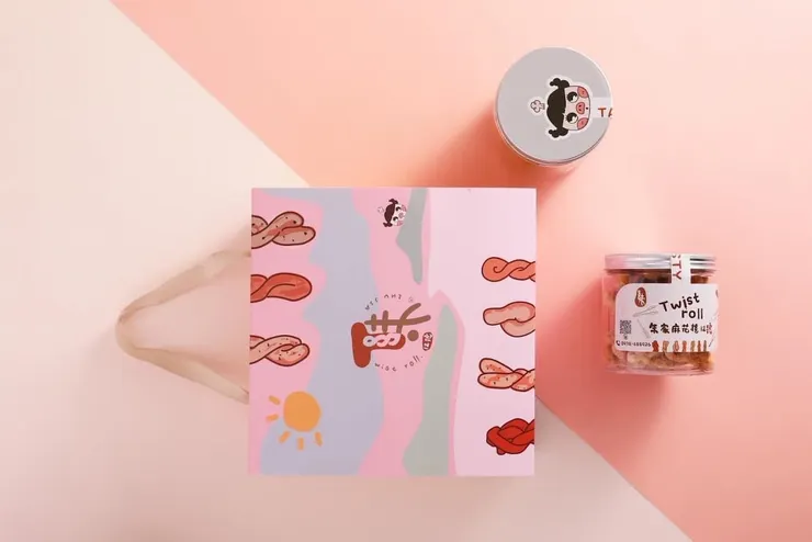 朱家麻花捲12號,傳統手工台灣特色零嘴,每一口都帶來滿滿感動。(圖/朱家麻花捲)