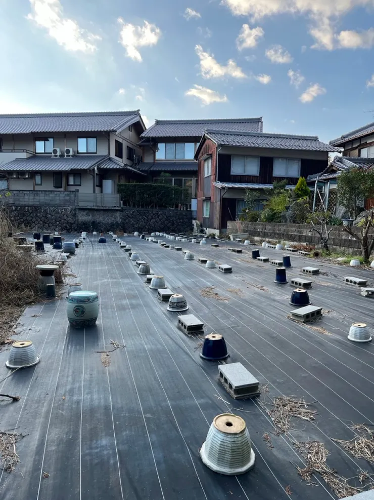 隨便一家有超大院子，可能是陶藝體驗的場地