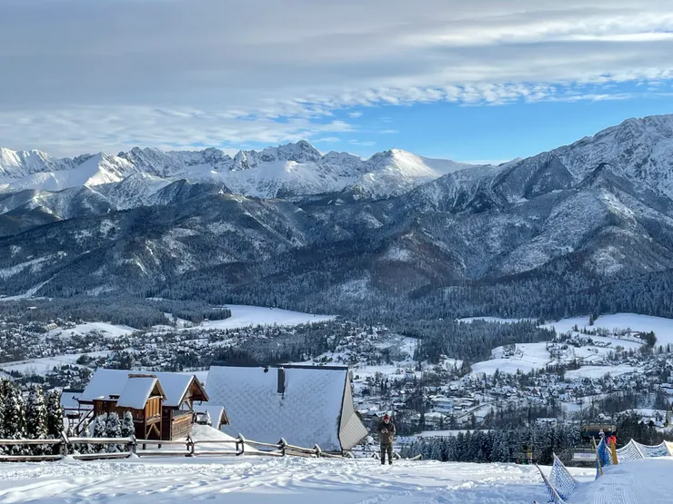 Polana Szymoszkowa滑雪場的無敵山景