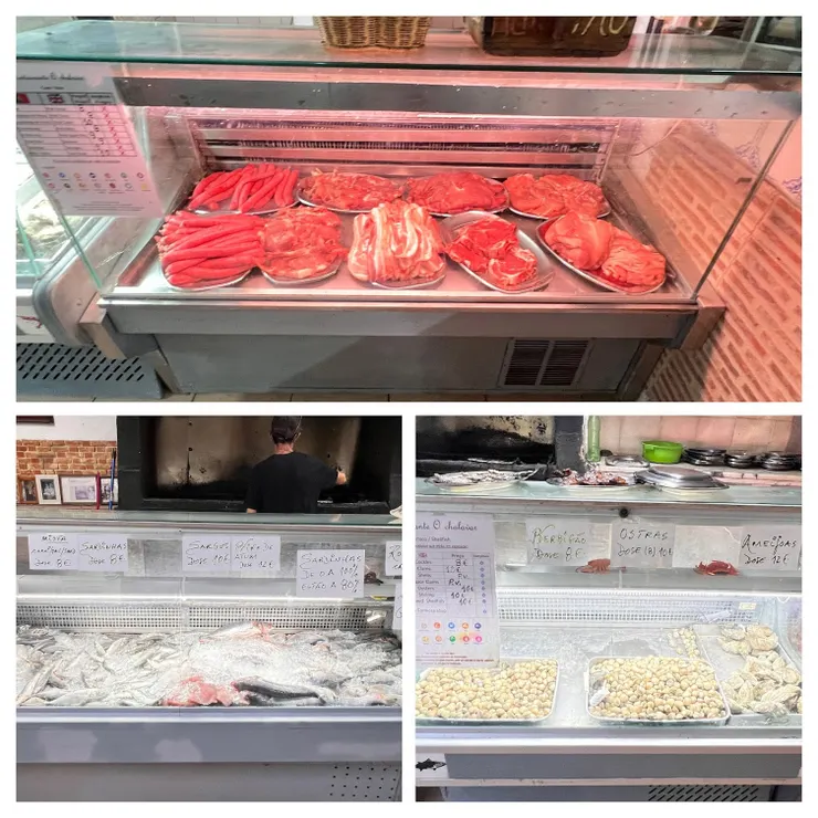 跟台灣快炒一樣看著食材點菜