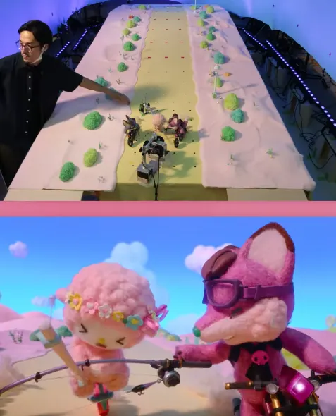 飛車追逐幕後花絮（圖 / wit_studio Instagram）