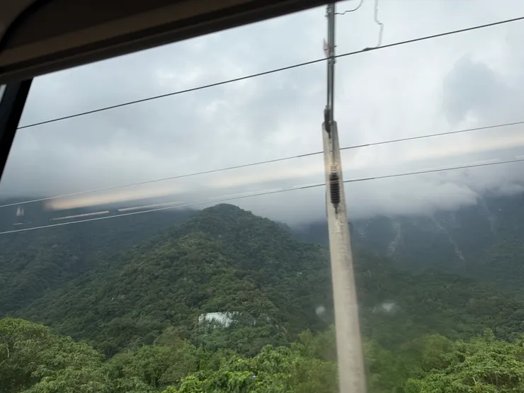 很久沒到東部來走走，火車經過的許多景色都讓我讚嘆不已