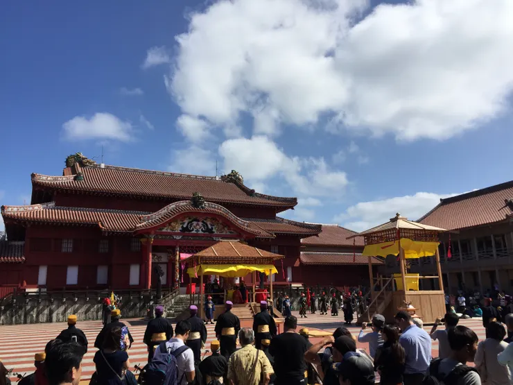 首里城的清朝使節團活動 真的會說中文喔! 可惜後來大火燒掉了