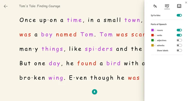 標示音節與詞性