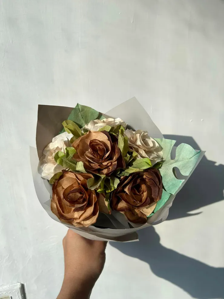 Sikatow手折花所有,回歸原色花束|濾紙花